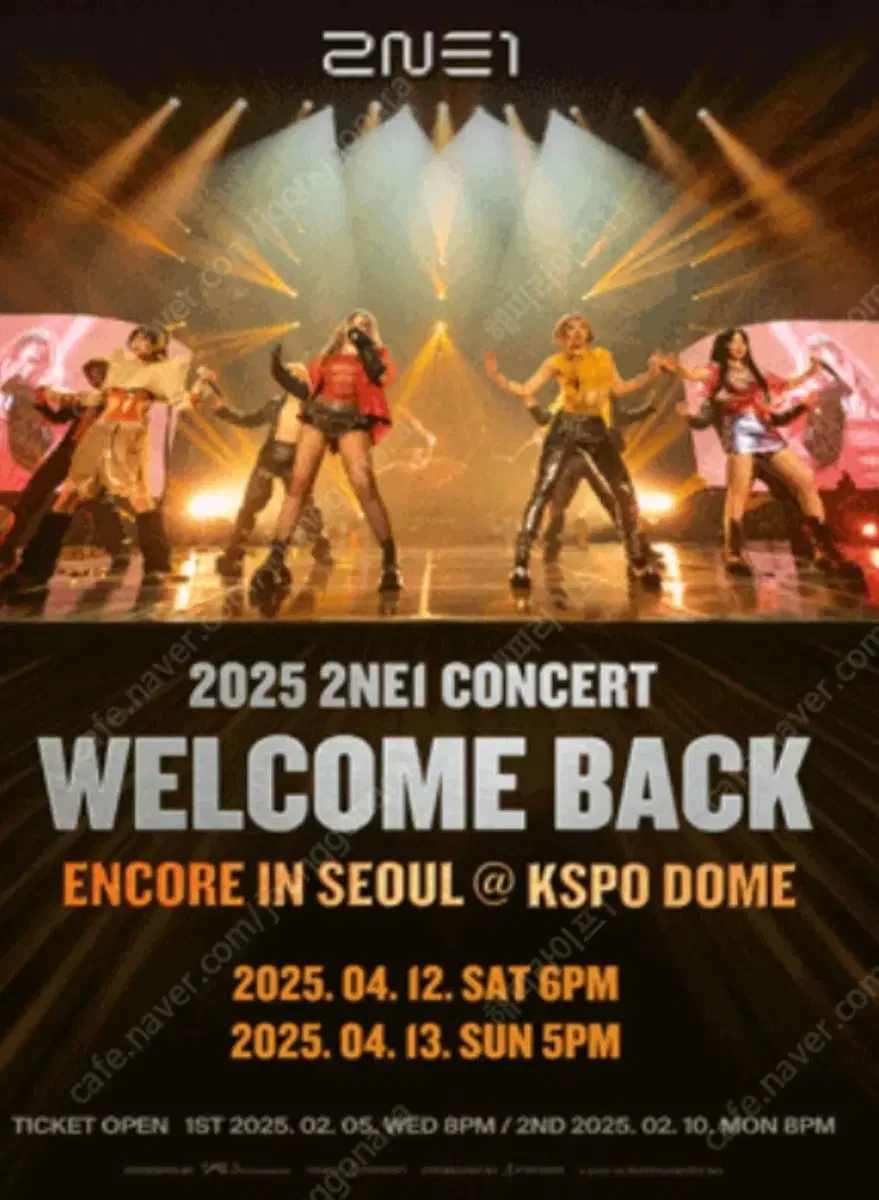 2ne1 투에니원 vip F3구역 단석